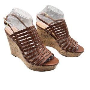 NEW Franco Sarto Sombre Strappy Slingback Heeled Sandal